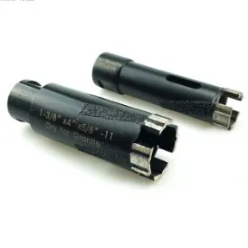 Wet Dry Diamond Core Marble Hole Saw With 5/8-11 Ceramic Tile Drill Bit 6mm for Porcelain Tiles Grinder