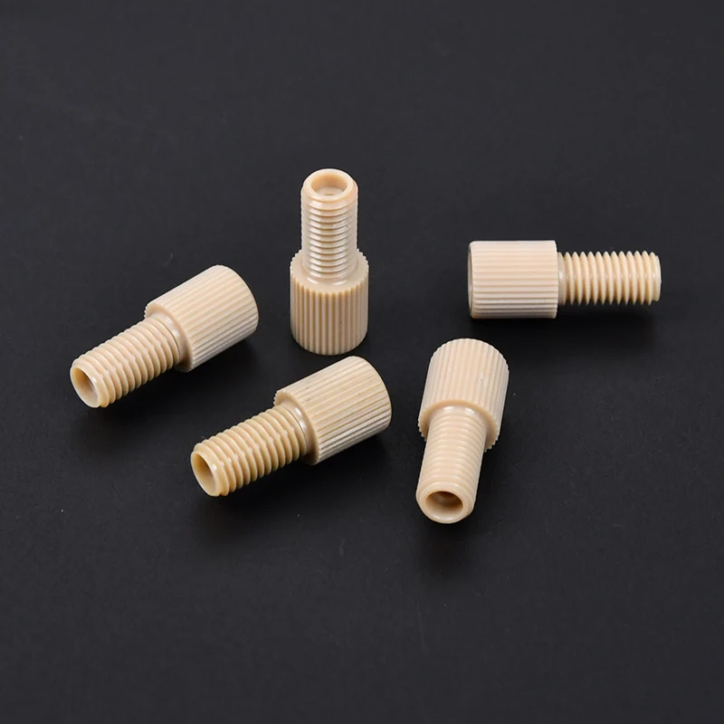 HPLC Analyzer Ferrule Peek Nut Peek Flange Plastic Screws