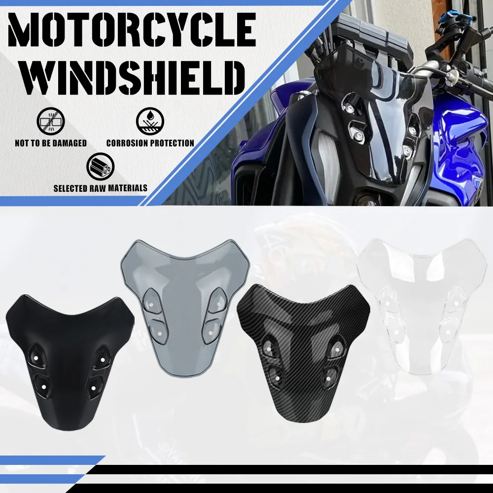 

2024 2023 2022 2021 For Yamaha MT07 Windscreen MT-07 MT 07 mt07 Motorcycle Windshield Deflectors Wind Shield Screen Protector
