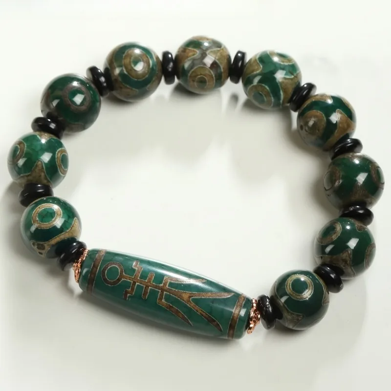 

Dzi Bead Bracelets, Tibetan Jewelry, Classic Ethnic Bracelets
