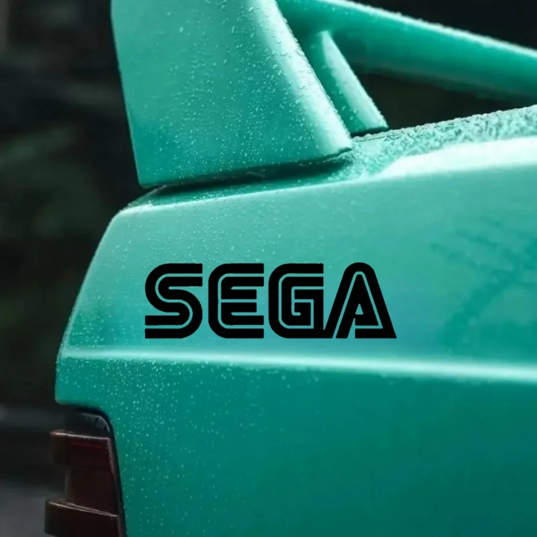 Adesivo de carro criativo para sega carta protetor solar à prova dwaterproof água decalques de vinil acessórios automóveis pára-choques portátil tronco, 13cm * 3cm