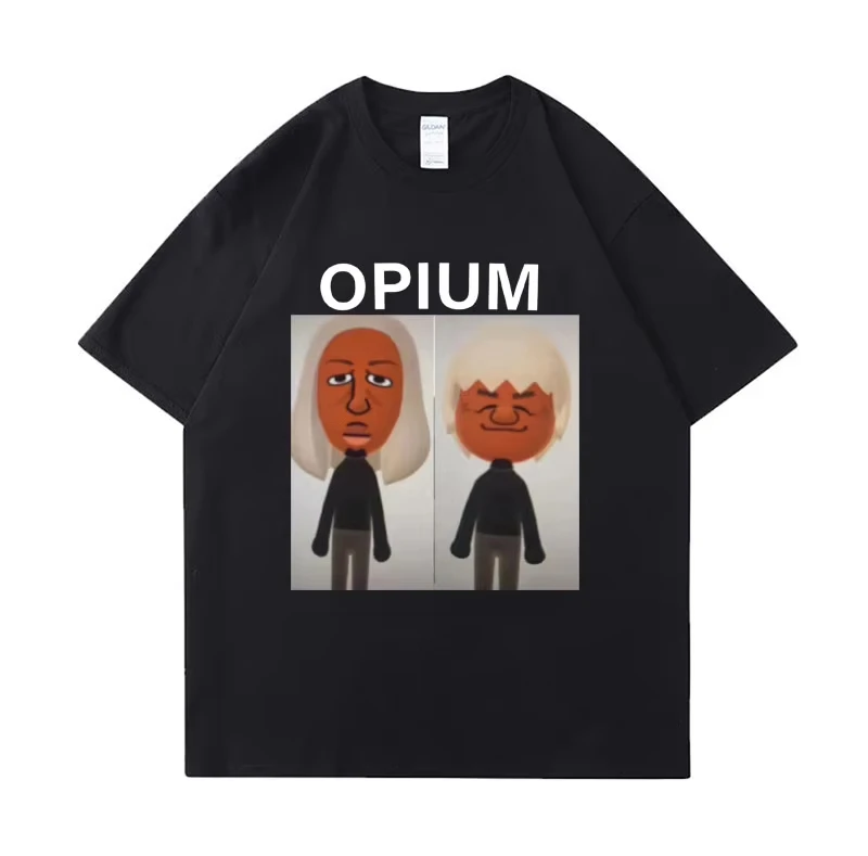 Camiseta OPIUM Ken Carson Destroy Lonely, camisetas gráficas divertidas con personajes de Wii, camisetas con estampado de dibujos animados para hombre, camisetas de gran tamaño para hombre
