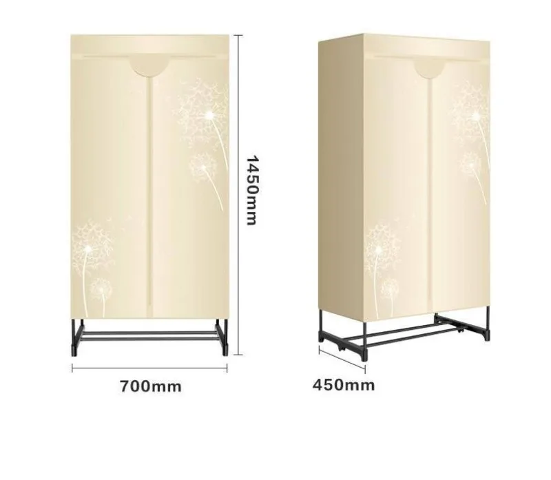 Clothes dryer Air dryer for heating Household dryer Dormitory silent power saving large capacity wardrobe