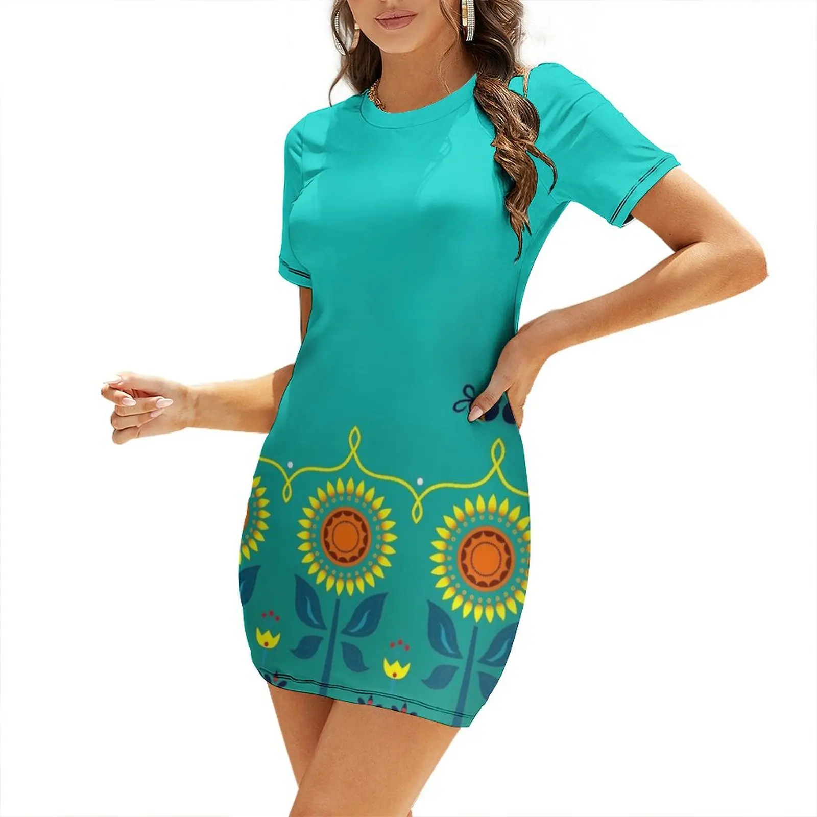 

Princess Summer Fever Short Sleeved Dress long sleeve dresses Women's skirt dress summer