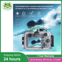 Seafrogs 60m/195 Scuba Diving Camera Case Cover For Olympus TG 6 Underwater Photography Equipment Waterproof Camera Housing