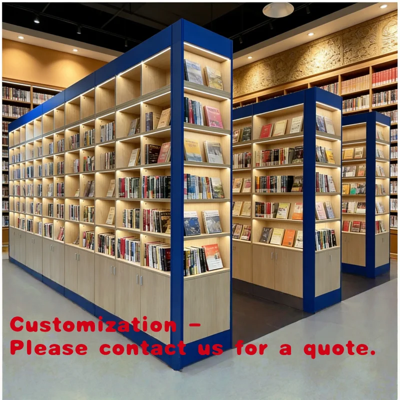 

Customize.Factory продает прочные стеллажи для книг, витрины для книжных магазинов и полки с отсеками для хранения.