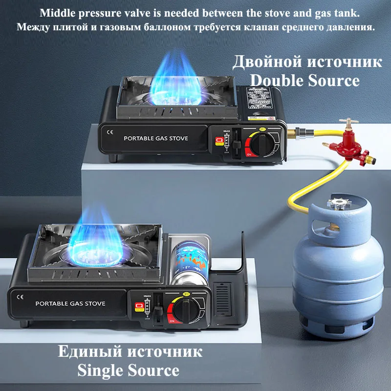 Portable Outdoor Cassette Butane Camping Picnic Cooker Fishing Hunting Barbecue BBQ Cooking Kitchen Gas Stove