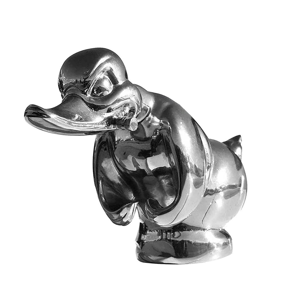 화난 고무 오리 후드 장식, 셀프 접착 3D 재미있는 자동차 보넷 장식 액세서리, 바 펍 클럽