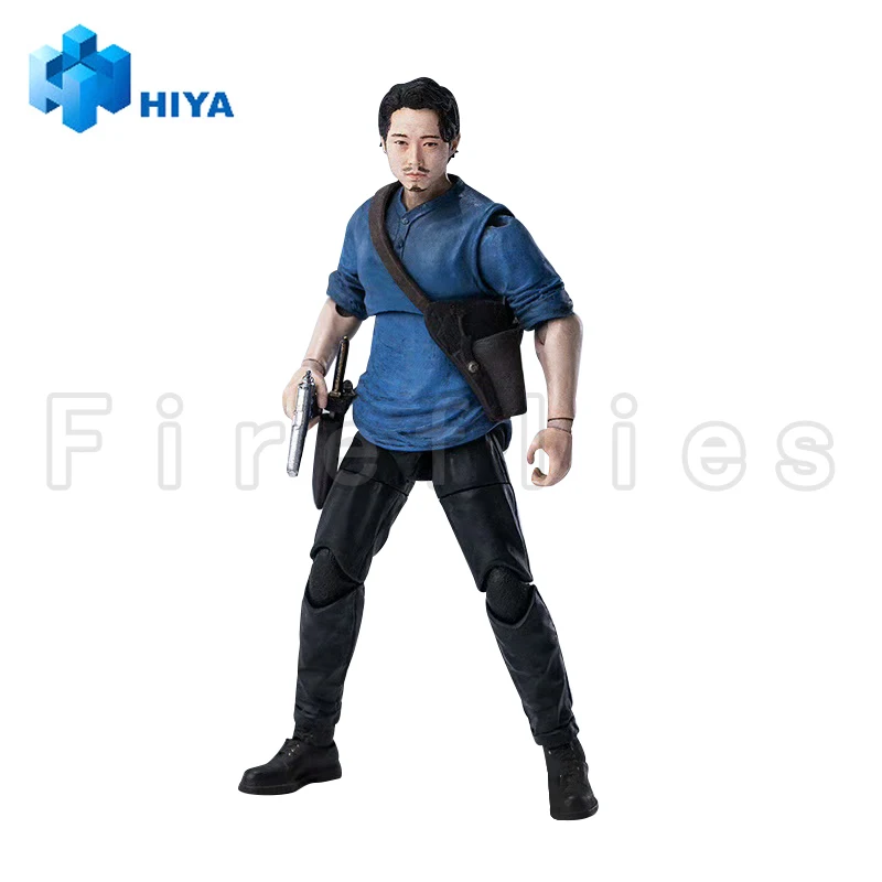 [الطلب المسبق] 1/18 HIYA 3.75 بوصة لعبة أنيمي رائعة من سلسلة Mini The Walking Dead Glenn