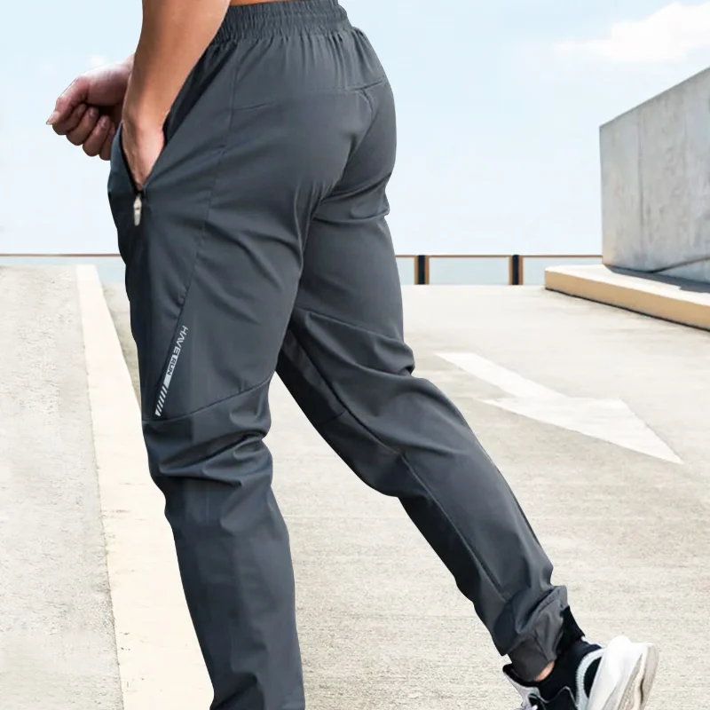 Men\'s Gym Pants Track Pants Summer Men Clothing Men Fashion Brand Casual Tracksuit for Mens Quick-drying Pants Sweatpants Jogger