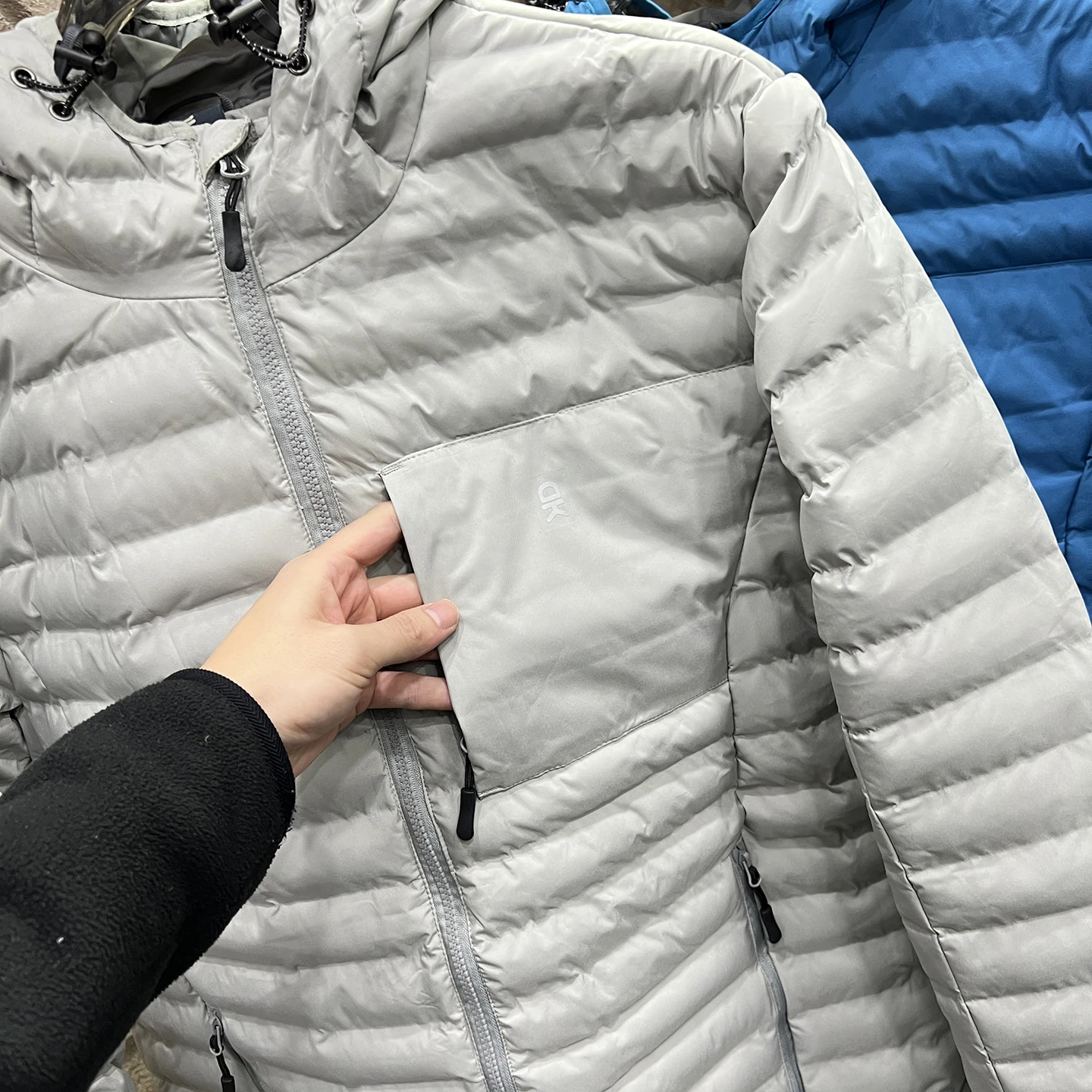 Picture 5: Pureblooded Lightweight Tech Cotton Hooded Men's Jacket Waterproof Autumn Winter Fashionable Casual Standard Fit Long Sleeve