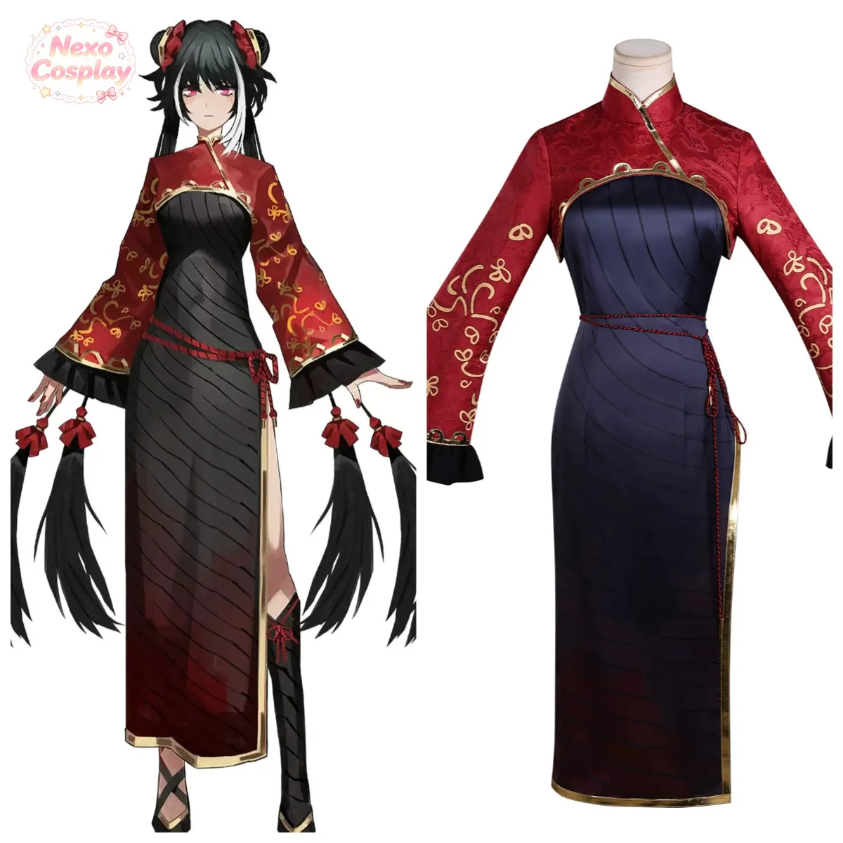 limbus-company-jia-xichun-cosplay-costume-chinese-cheongsam-game-anime-nexocosplay