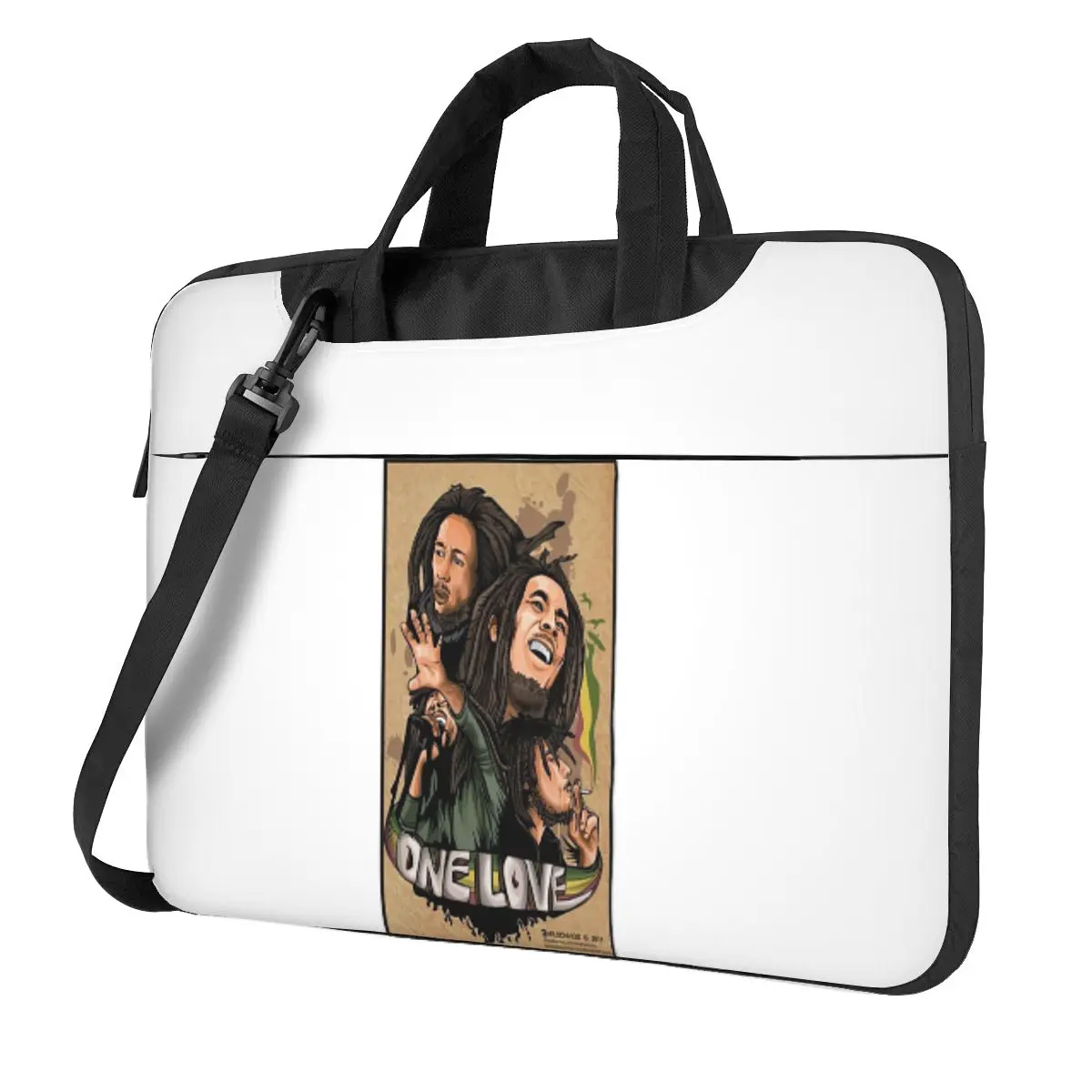 

Bob Marley Reggae Crossbody Laptop Bag Case Computer Bag 13 14 15.6 Inch Notebook Pouch for Macbook Pro Lenovo