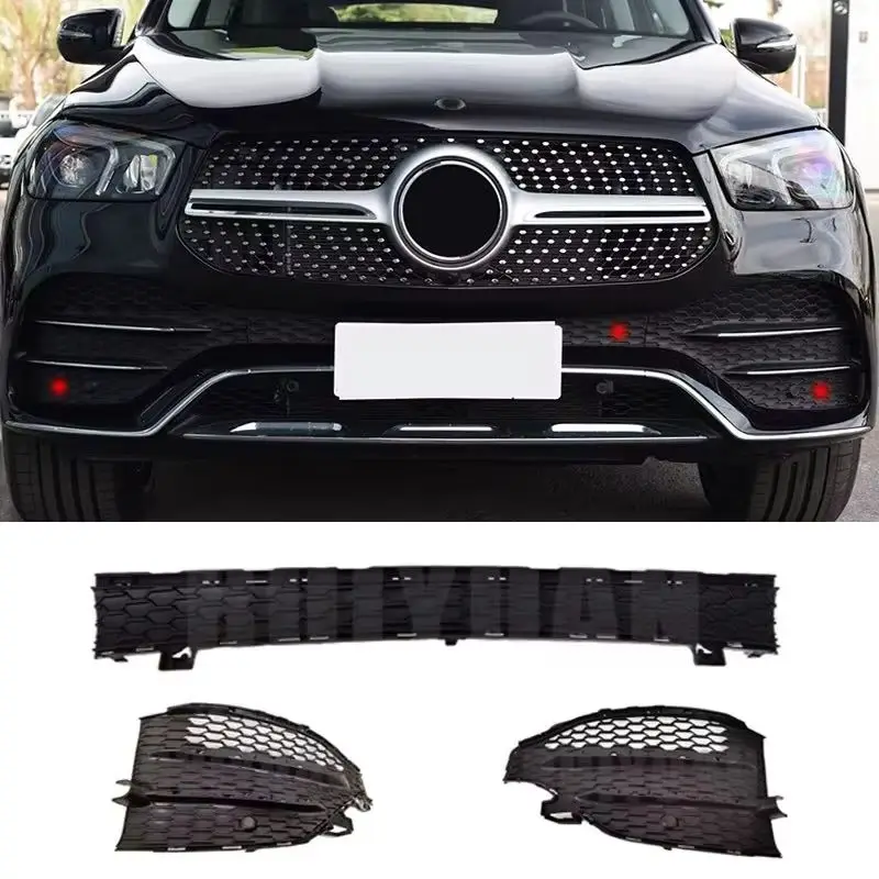 

A1678857403 a1678857503 a1678858005 Рамка противотуманных фар Передний бампер Нижняя решетка для Mercedes Benz GLE V167 C167 W167 GLE450