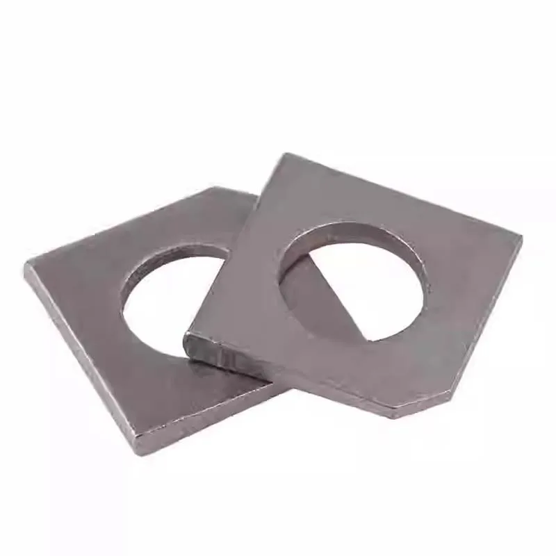 M6 M8 M10 M12 M14 M16 M20 M22 M24 M27 M30 304 Stainless Steel Square Oblique Flat Gasket Missing Angle Gasket Metal Washer