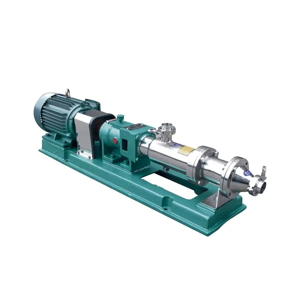 

G10-1 screw pump 0.55kw 380v thick slurry pump honey sauce rice syrup transfer pump sludge single screw pump