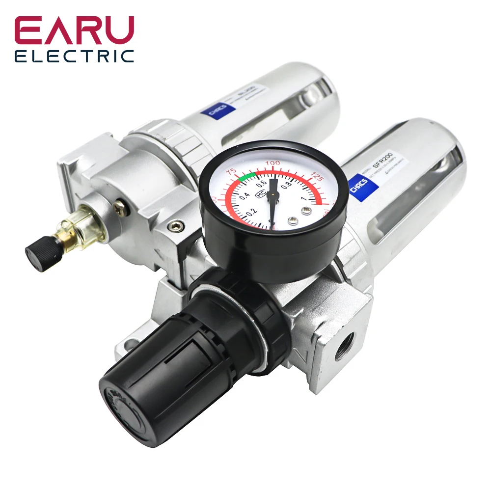 SFC-400 SFC-300 SFC-200 Air Compressor Air Filter Regulator Oil Water Separator Trap Filter Regulator Valve Automatic Drain