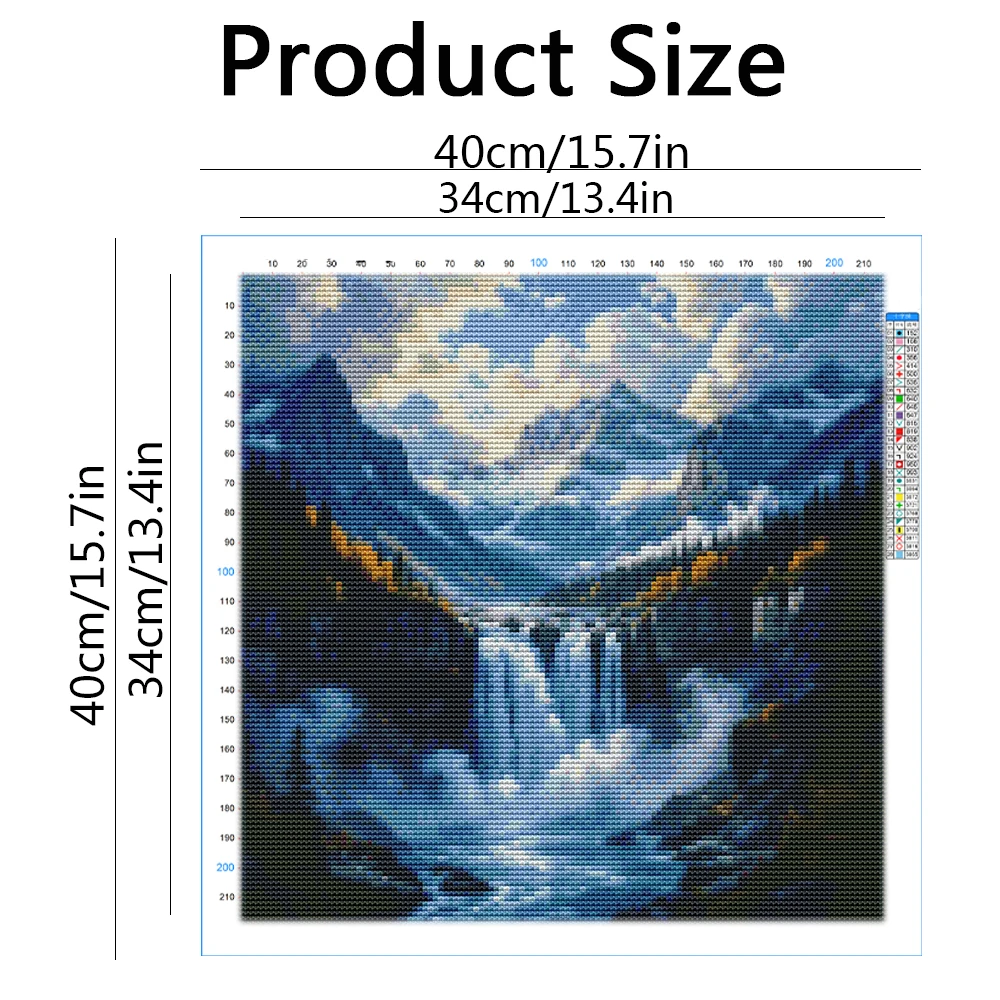 11CT Çapraz Nakış Setleri Dağ - Embroidery Guide Paper incelemesi ve fiyatı