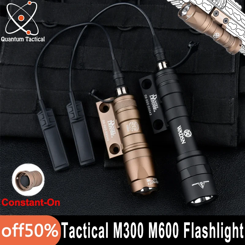 Tactical Danie Defense DD Mount Surefir M300 M600 M6 Flashlight For SMR MLOK KEYMOD Rail Metal Base Hunting Airsoft Accessories