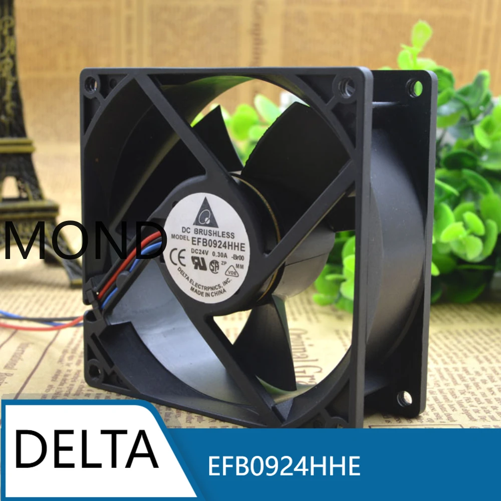 Delta EFB0924HHE 9038 24V 0.30A 9CM Inverter Cooling Fan