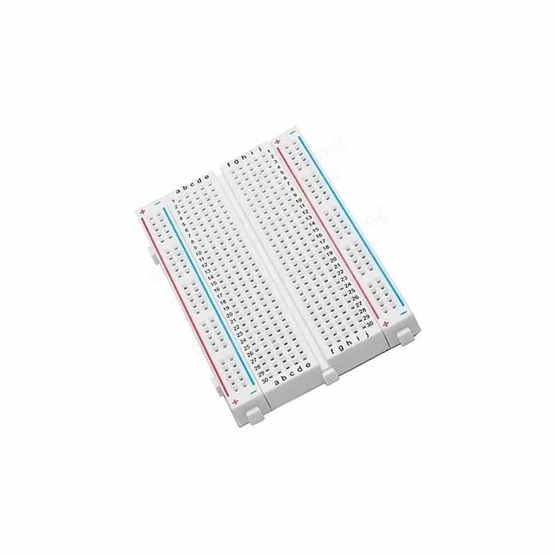 8.5x5.5cm 400 Cravate Points Solderless PCB Breadboard Mini Universal Test Protoboard DIY Bread Board pour Bus Test Circuit Board
