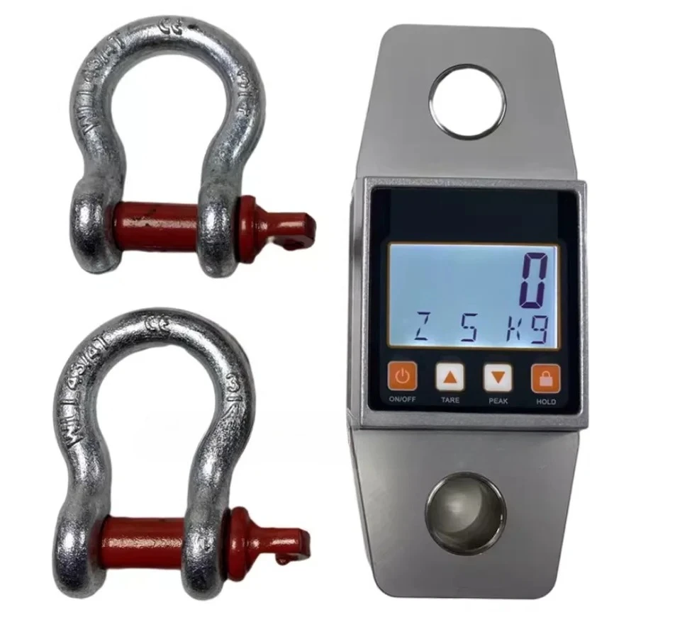 Dynamometer 1 Ton 5 Tons 3000KG Digital Electric Lifting Scale Tension Machine 1-50 Tons Industrial Grade Marine