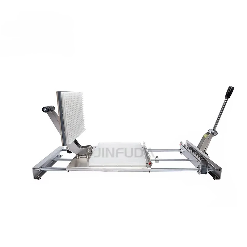 Máquina de desgaste de brochetas de Kebab a precio de fábrica, equipo de roscado de carne para Doner Kebab a la venta