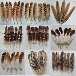 10Pcs/Lot Natural Eagle Feathers for Crafts Plume Headdress Accessories Holiday Decoration Carnival Feather DIY Handicraft Decor