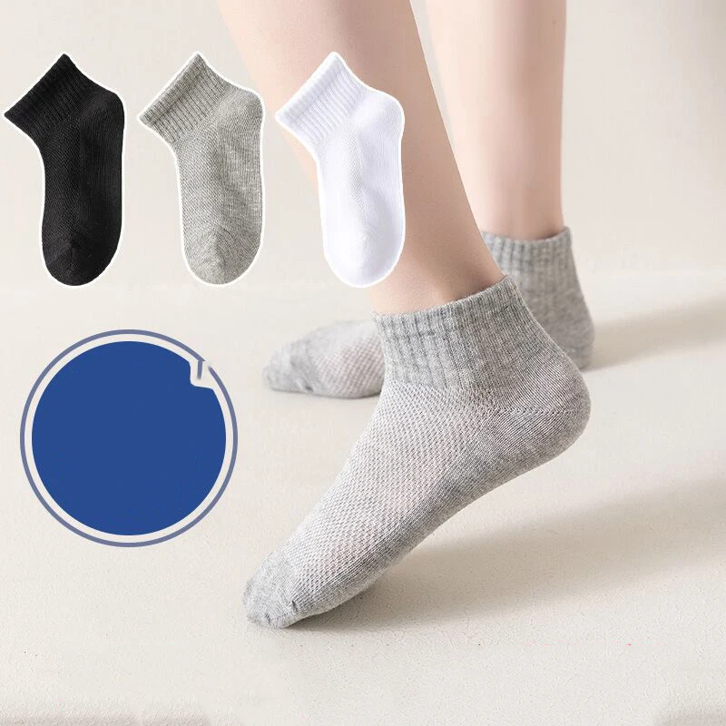 Neue Drei Paar Weiße kinder Socken Sommer Dünne Baumwolle Mesh Student Sport Kurze Socke Großhandel