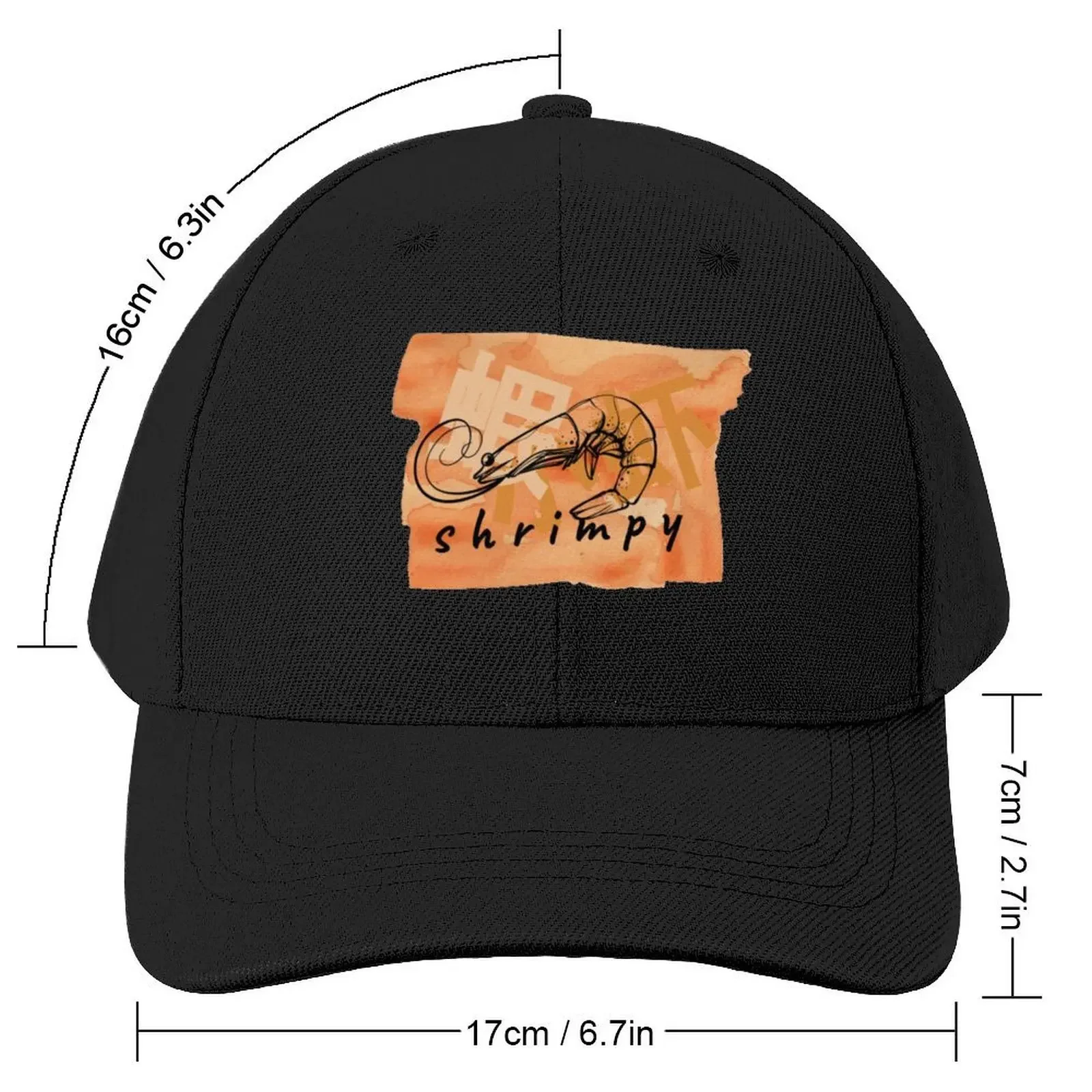 shrimpy Baseball Cap hiking hat Icon Snap Back Hat Women's Hats For The Sun Men's