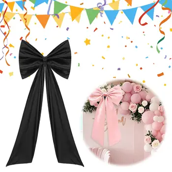 大型蝴蝶結牆飾主題派對裝飾巨型蝴蝶結絲帶裝飾大型絲帶懸掛蝴蝶結派對婚禮拍照道具裝飾 10 最佳銷售 公主生日 - №5