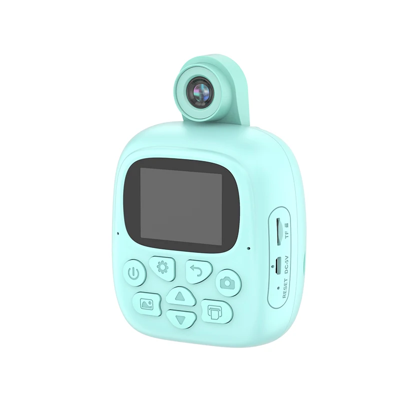 Cámara de vídeo Digital para niños pequeños, dispositivo de 1080P HD, de juguete de 2,0 pulgadas, con cordón de impresión, para regalos de cumpleaños y Navidad