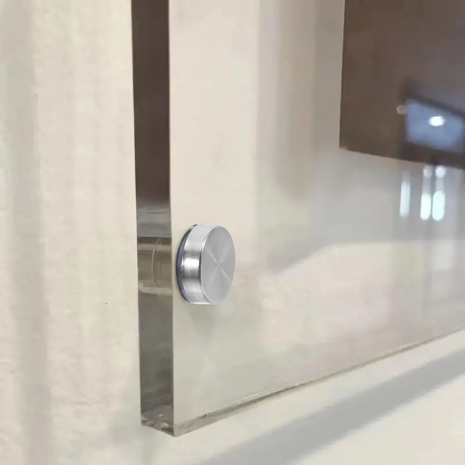 

18Pcs Stainless Steel Glass Hollow Nail Mirror Screws Advertising Standoff Screws Wall Mount Holder Acrylic Sign Fixing Set