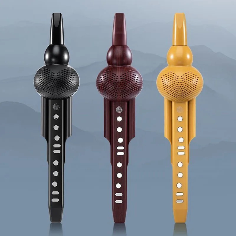 Beginner Play Hulusi Professional Performance Hulusi Adult Portable Practice Gourd Flute Multi Functional Musical Instruments