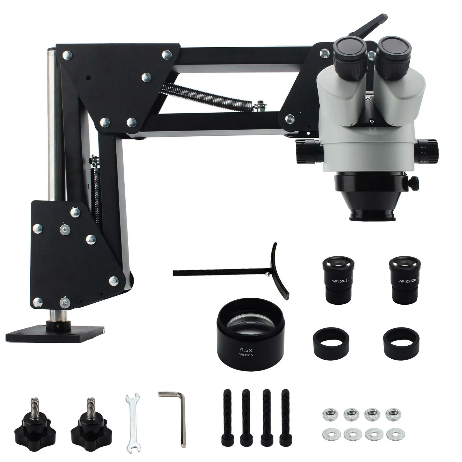 

Multi-Directional Micro-Setting Microscope with Inlaid Mirror Spring Bracket for Jewelry Machines Equipment Diamond Setting