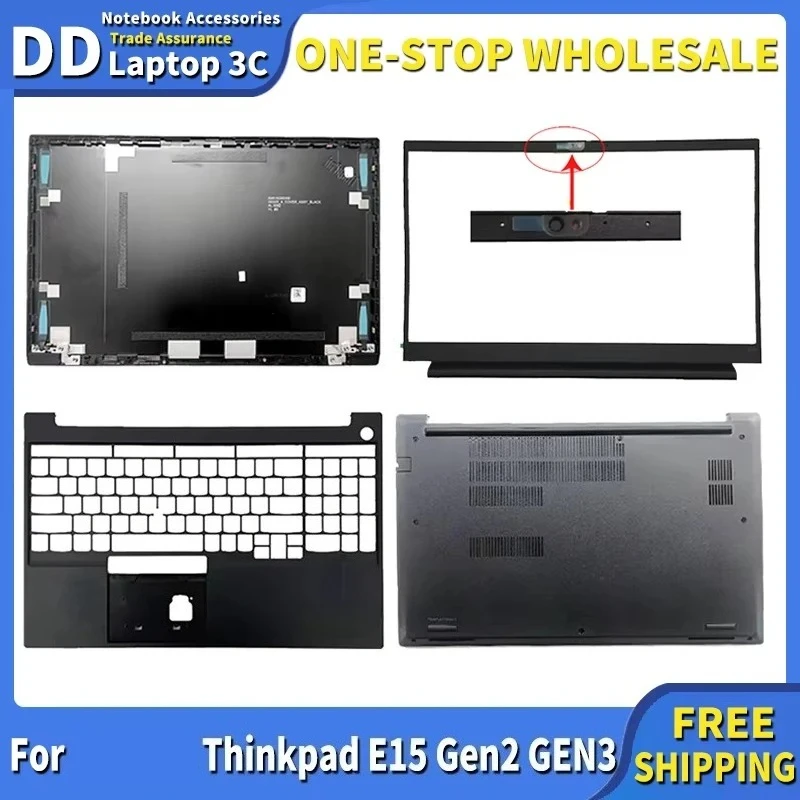 

NEW For Thinkpad E15 Gen2 GEN3 LCD Back Cover/Front Bezel/Palmrest/Bottom Cover Top Case Upper Housing Laptop Replace Cover