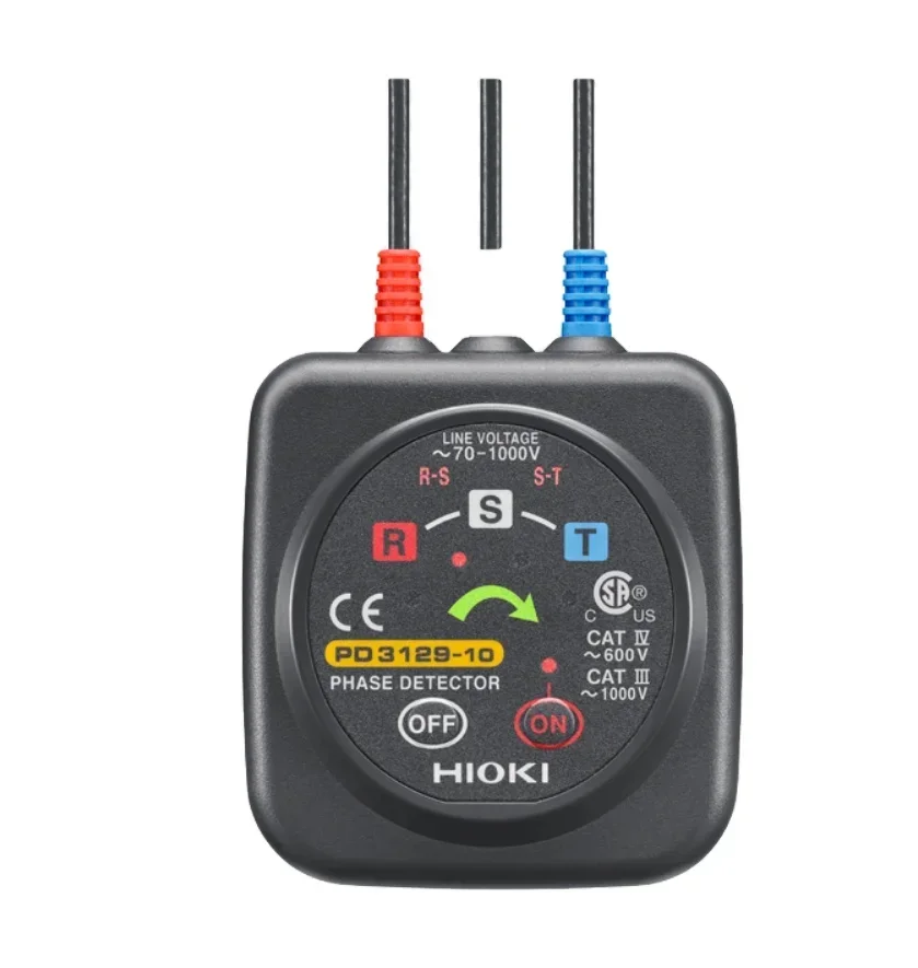 Detector de Fase sin Contacto Hioki PD3129-31 Premium 2026, Medidor de Secuencia de Fase y Rotación de Motor