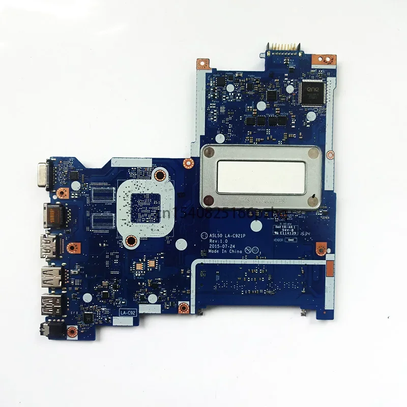 Used For Hp 15-AY 250 G4 Motherboard I5-6200U I5 Cpu 828926-001 828926-501 828926-601 ASL50 LA-C921P