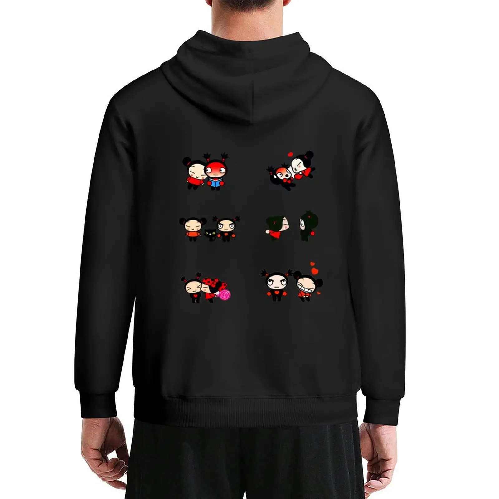 

pucca and garu pack Hoodie male clothes men's sweat-shirt men's clothing men clothing new in hoodies & sweatshirts
