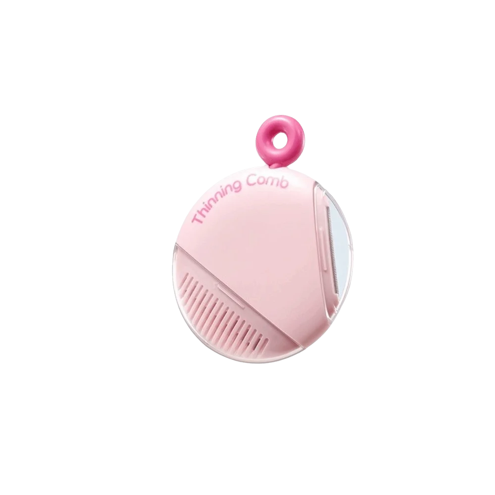 New Multifunctional Baby Haircut Comb Round Portable Thinning Comb Eyebrow Razor Shaver Home Use