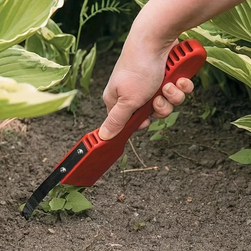 1pc Garden Bandit Hand Loop Weeder Tool - Iron Loop Design with Sharp Blades - Manual Weeders Tool for Weeding, Loosening