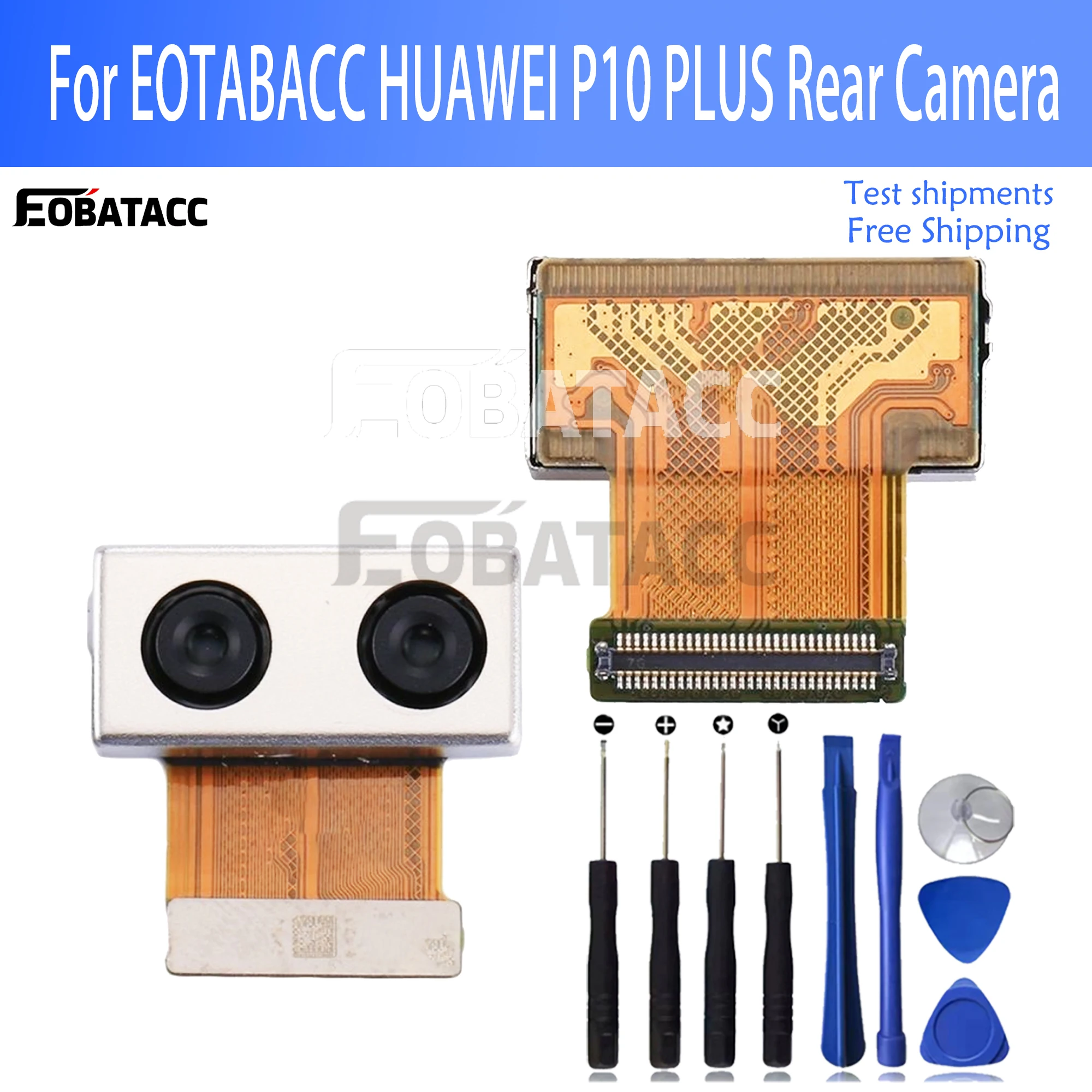 Rear Camera For Huawei P10 PLUS Back Camera Module Backside View Flex Replacement Spare Parts