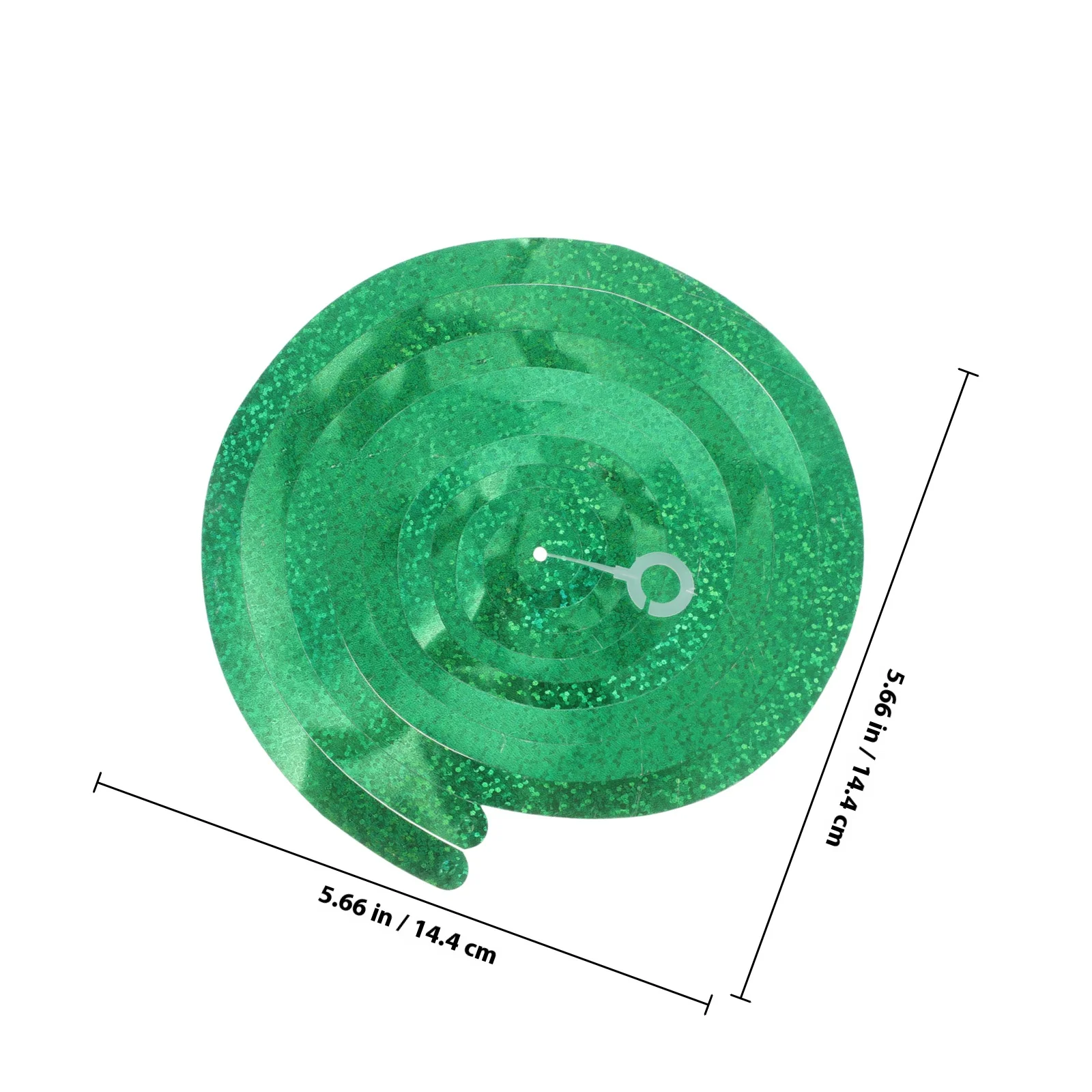 6 قطعة زينة معلقة حلزونية ثلاثية الأبعاد سقف الحيوانات الأليفة دوامات لعيد الميلاد وحفلات الزفاف وعطلة التخرج قزحي الألوان #2