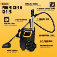 New Arrival MC1385 Steam Cleaner 23 Accessories for Tile Carpet Furniture Car Detailing 4