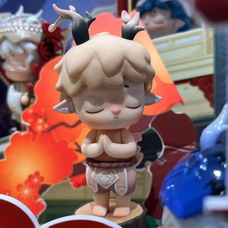 ميمي تشانغ آن سجلات سلسلة صندوق أعمى مفاجأة هدية أنيمي الشكل صندوق غامض لطيف نموذج حلية هدايا عيد الميلاد