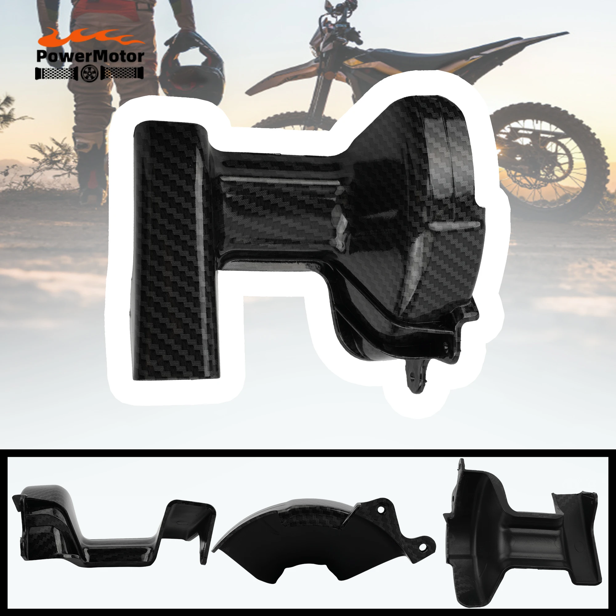 

For Surron Light Bee X Motorcycle Accessories Middle Axle Protective Cover Guard For Sur-Ron Electric Bike Parts Carbon Fiber