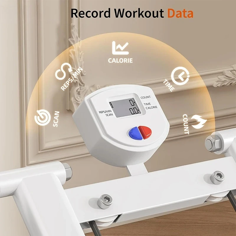 Mini Stepper da Casa, Trainer Ellittico, Macchina per Esercizi di Salita Scale per Uso Domestico