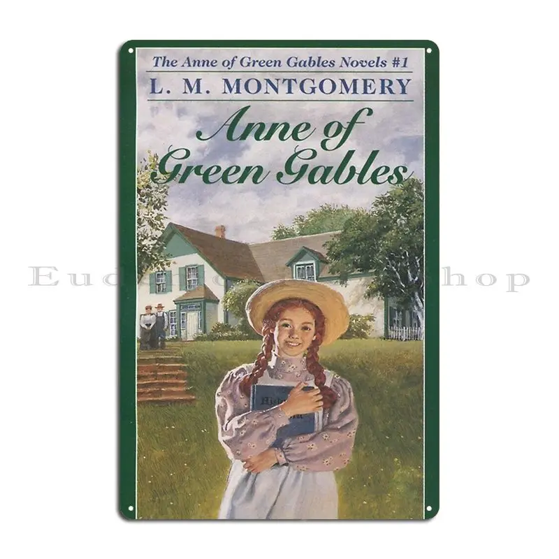 ملصق لوحة معدنية جرافيك من Anne Of Green Gables لنادي حفلات السينما مخصص لغرفة المعيشة ملصق تسجيل القصدير #2