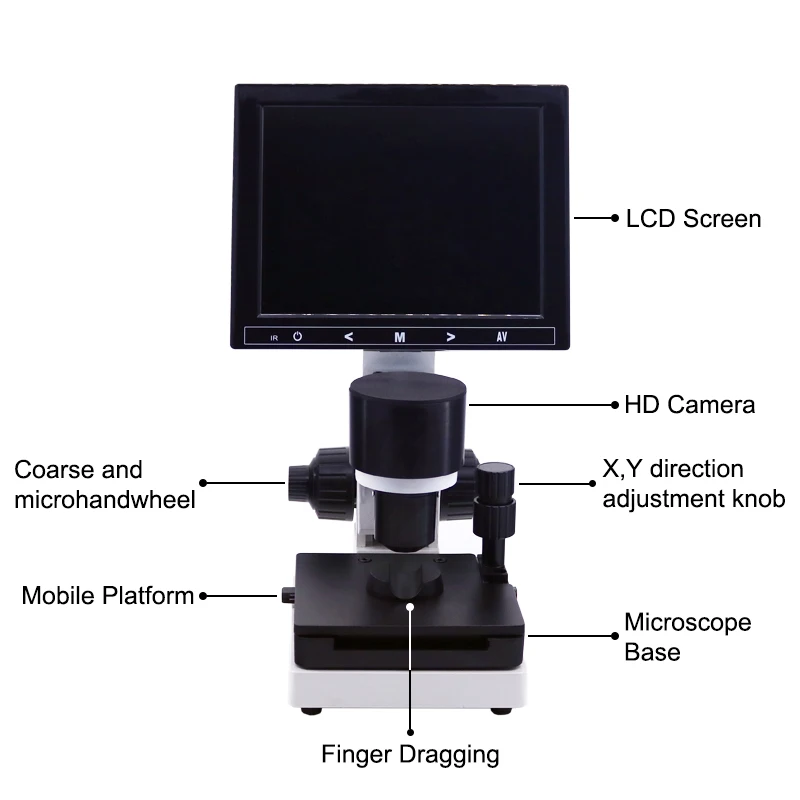 Microcircolazione capillare professionale XW880 Microscopio capillare Osservatore di sangue Macchina integrata Display LCD a colori