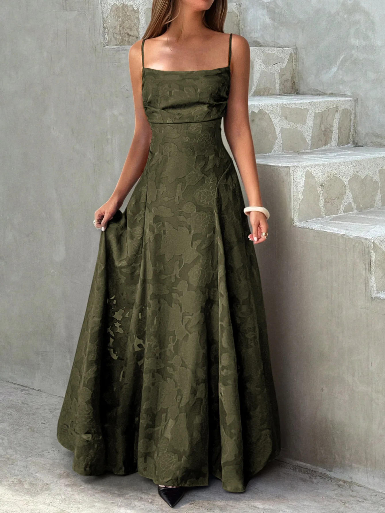 

Summer New Fashionable Crochet Mesh Patchwork Sleeveless Suspender Dress for Women, Elegant and Sexy Backless Suspender Dress